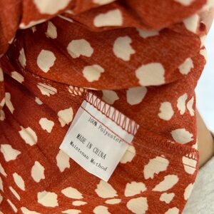 Red and White Polka Dot Skirt